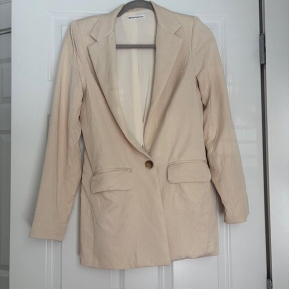 Reformation Classic Relaxed Blazer - Picture 2 of 4